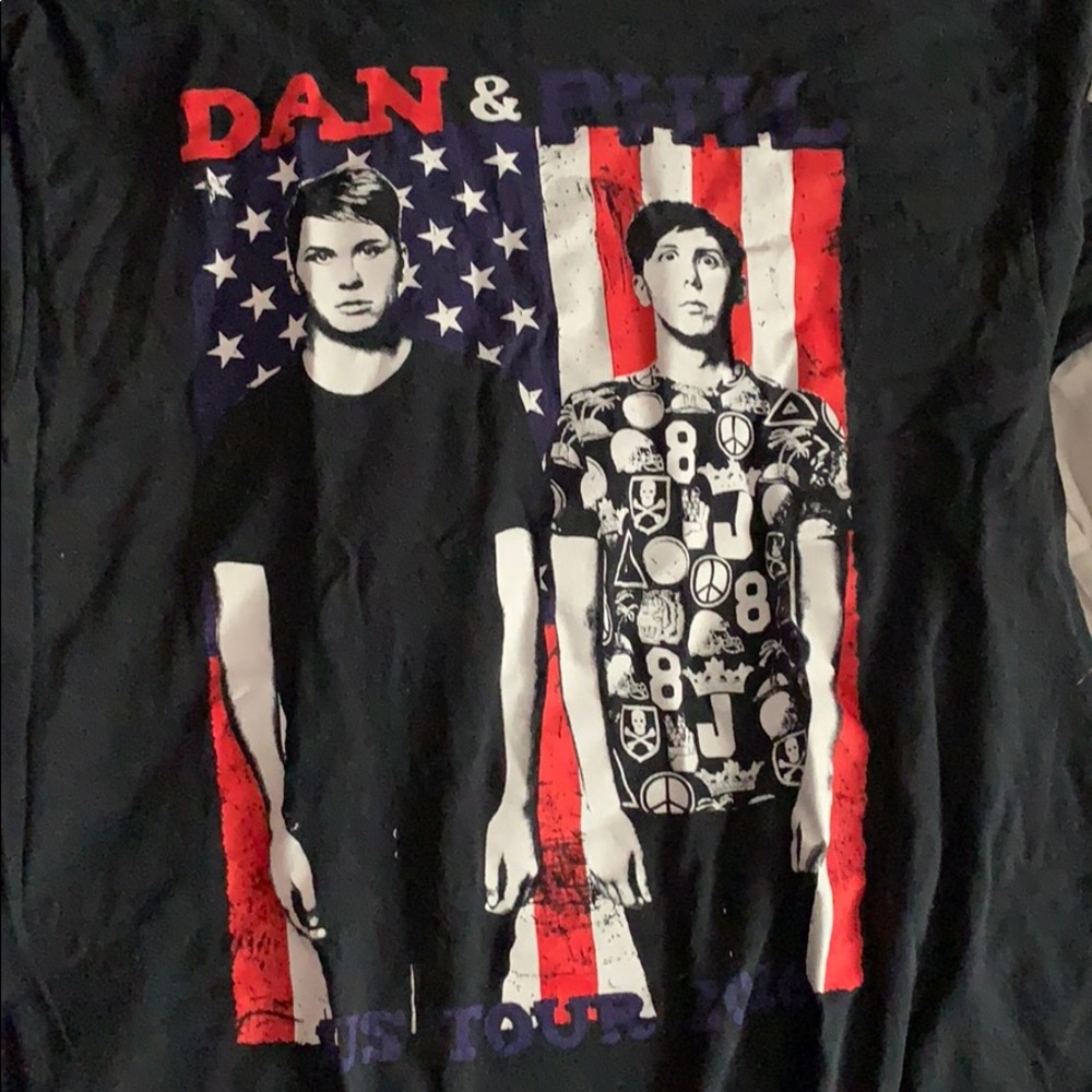 3 for 10 Dan and Phil USA tour T-shirt